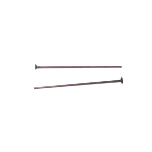 Copper colored headpin 30 mm