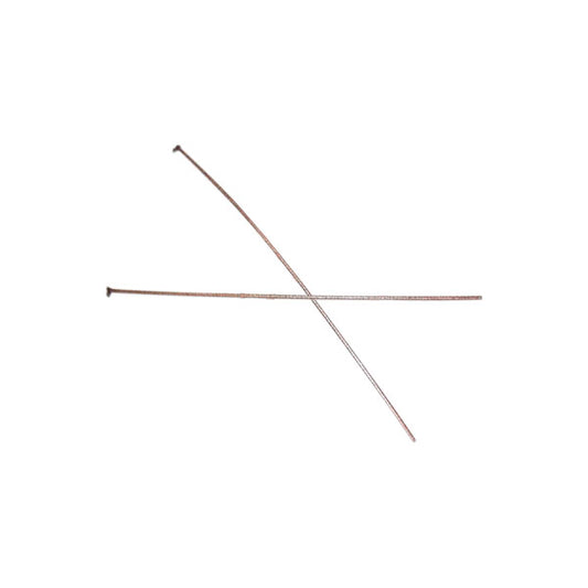 Copper colored headpin 70 mm