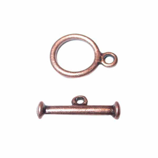 Copper colored loop & Bar clasp