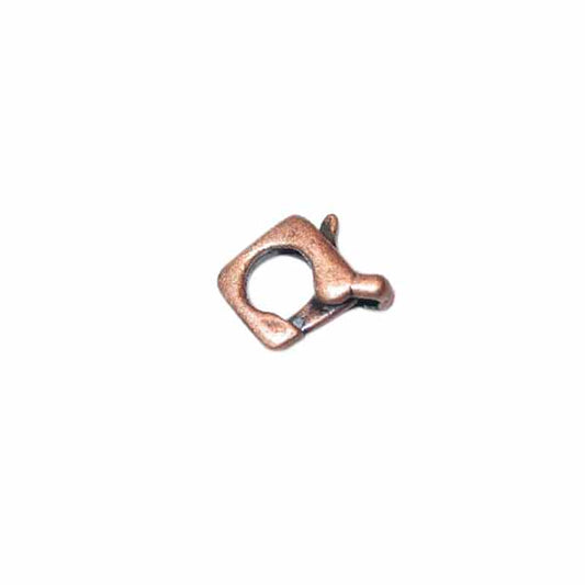 Copper colored square clasp