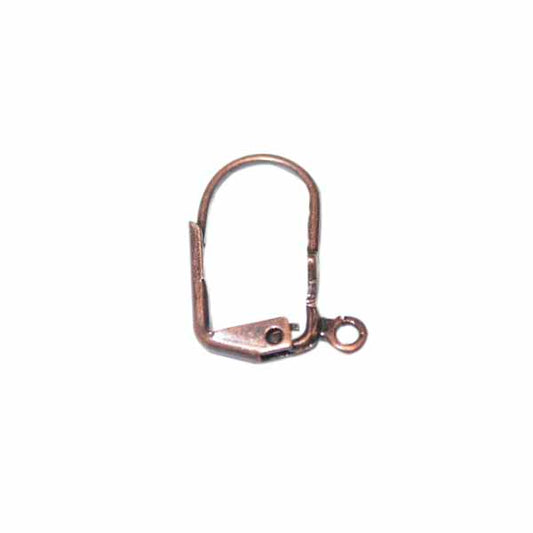 Copper colored earring hook