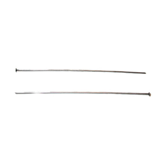 Old silver colored headpin 70 mm