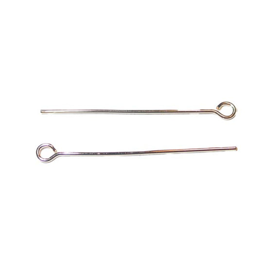 Gold coloured Eye pin 30 mm