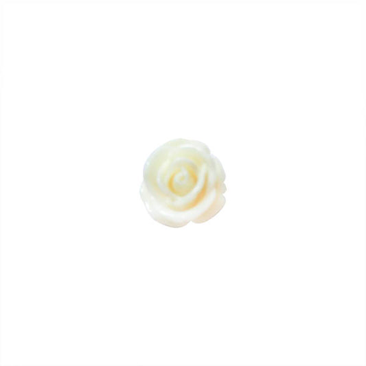 Cream colored Acrylic Rose 13 mm