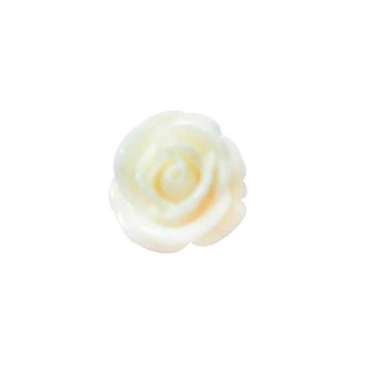 Cream colored Acrylic Rose 18 mm