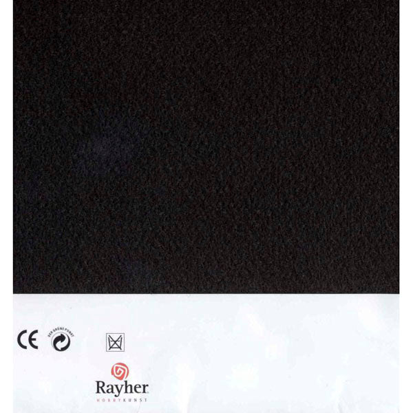 Black Textilefelt 30 x 45 cm van Rayher