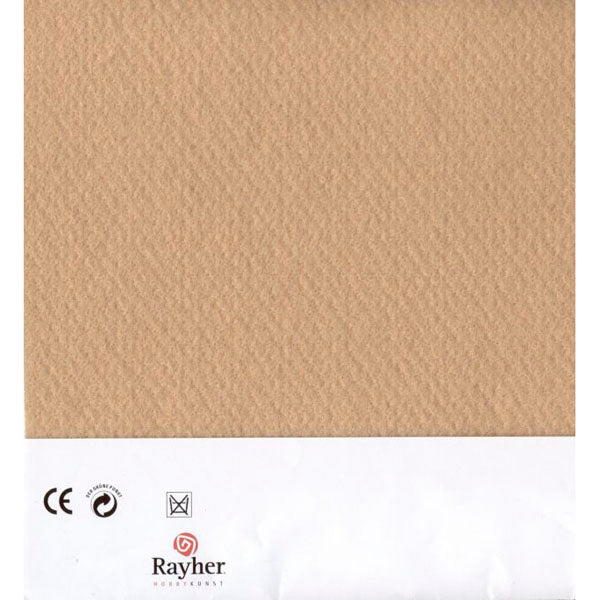 Beige Textilefelt 30 x 45 cm van Rayher