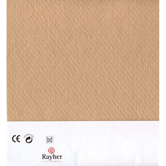 Beige textielvilt soft 30 x 45 cm van Rayher