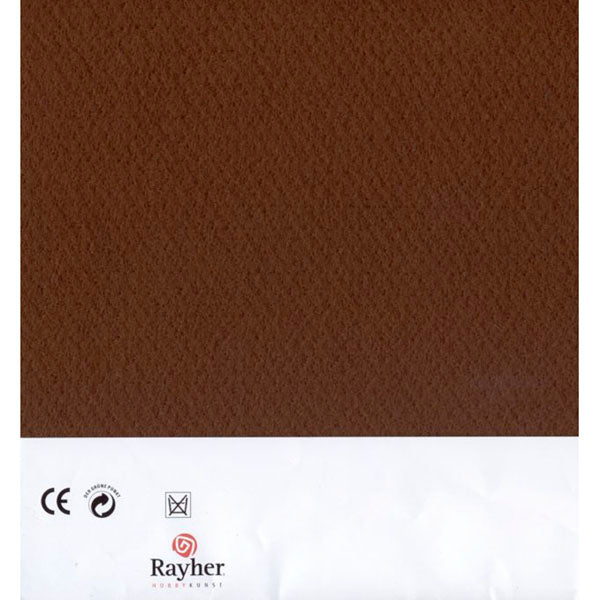 Darkbrown Textilefelt 30 x 45 cm van Rayher