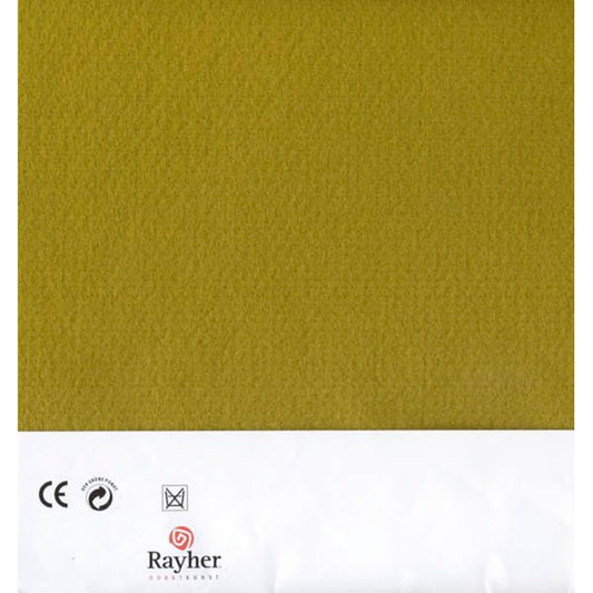 Olijfgroen textielvilt soft 30 x 45 cm van Rayher