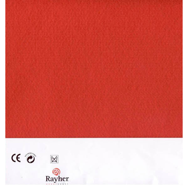 Red Textilefelt 30 x 45 cm van Rayher