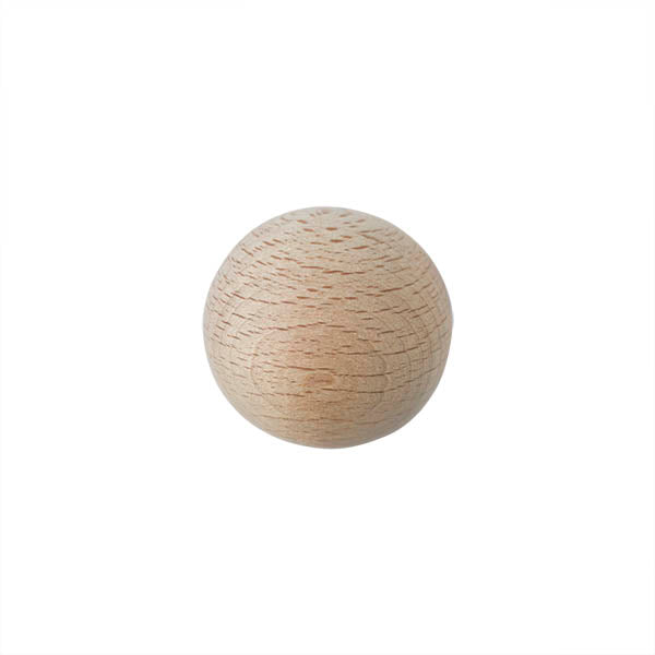 Big round wooden bead 30 mm