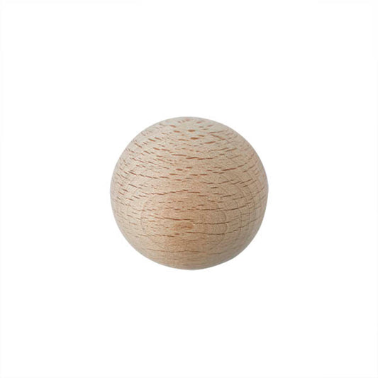 Big round wooden bead 35 mm