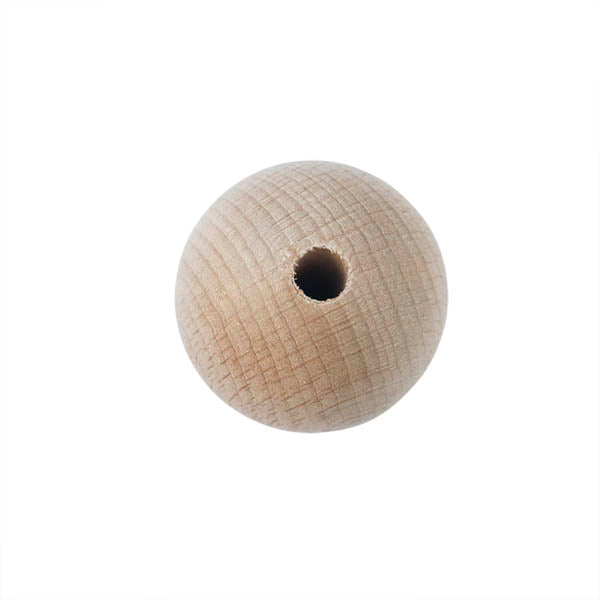 Big round wooden bead 40 mm