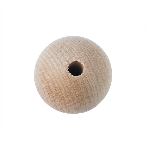 Big round wooden bead 50 mm