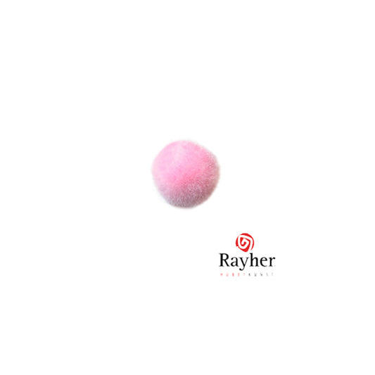 Roze pompon 10 mm van Rayher