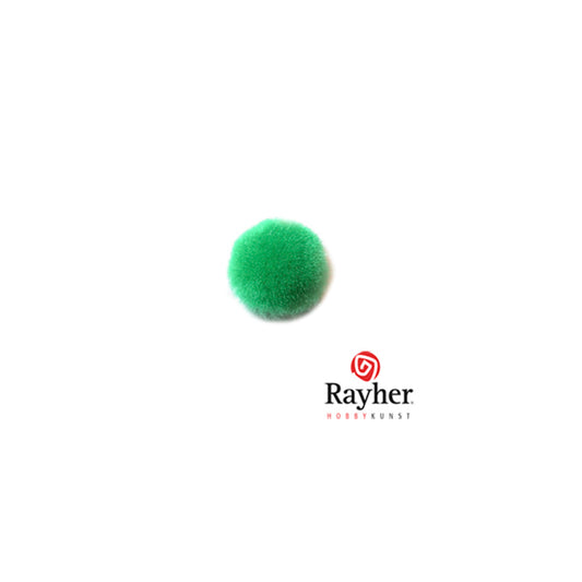 Green pompon 10 mm from Rayher