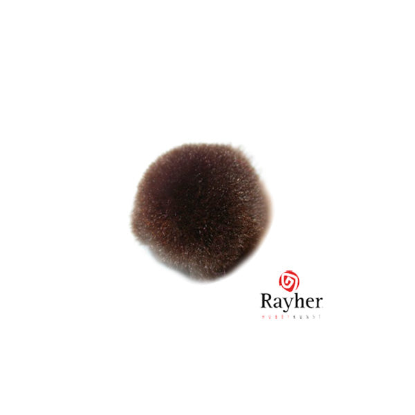 Brown pompon 20 mm from Rayher