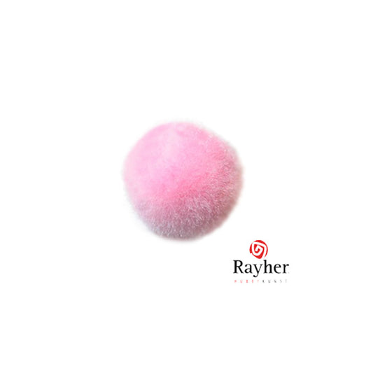 Pink pompon 20 mm from Rayher