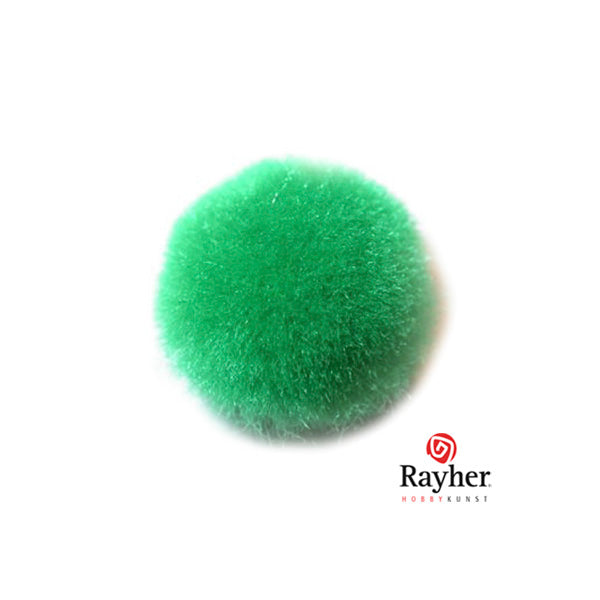 Green pompon 25 mm from Rayher