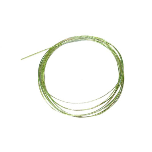 Green coated steel wire