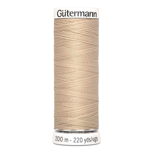 Gütermann - 186 Beige alles naaigaren 200 m