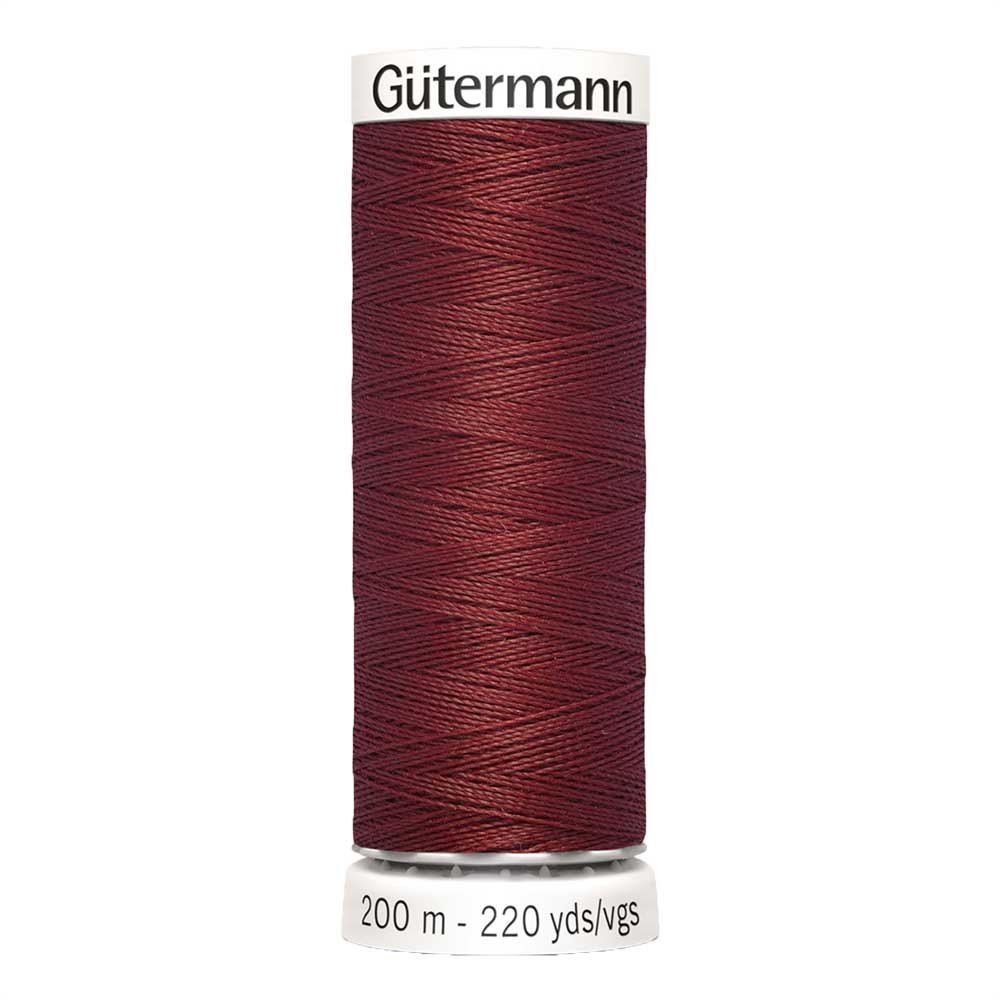 Gütermann - 221 Bordeaux Red Sew all thread 200 m