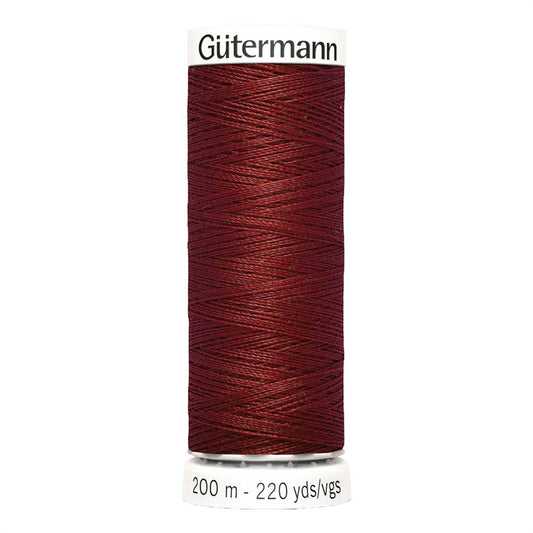 Gütermann - 368 Bordeaux Red Sew all thread 200 m