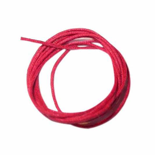 Rood gewaxt katoen 0,5 mm