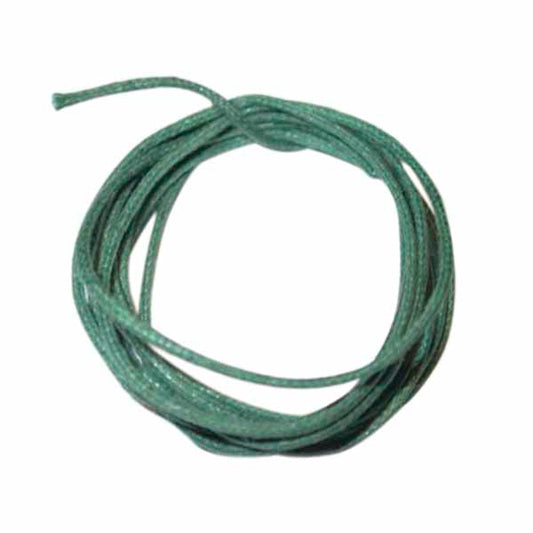 Green waxed Cotton 1 mm