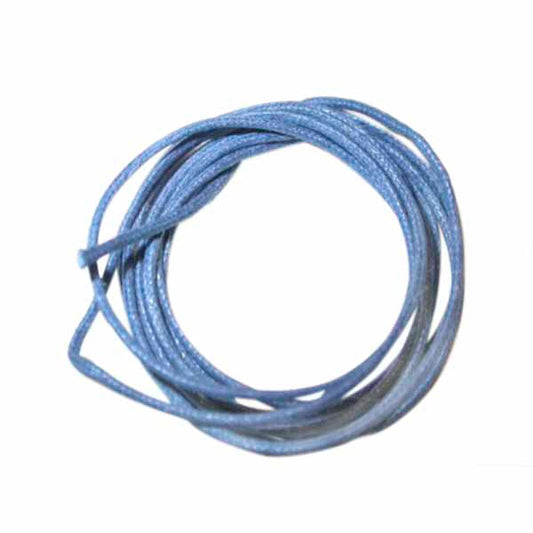 Navyblauw gewaxt katoen 1 mm