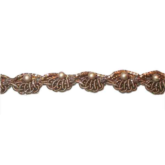 Brown ornamental ribbon